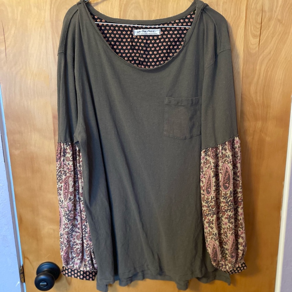 Free People long sleeve top